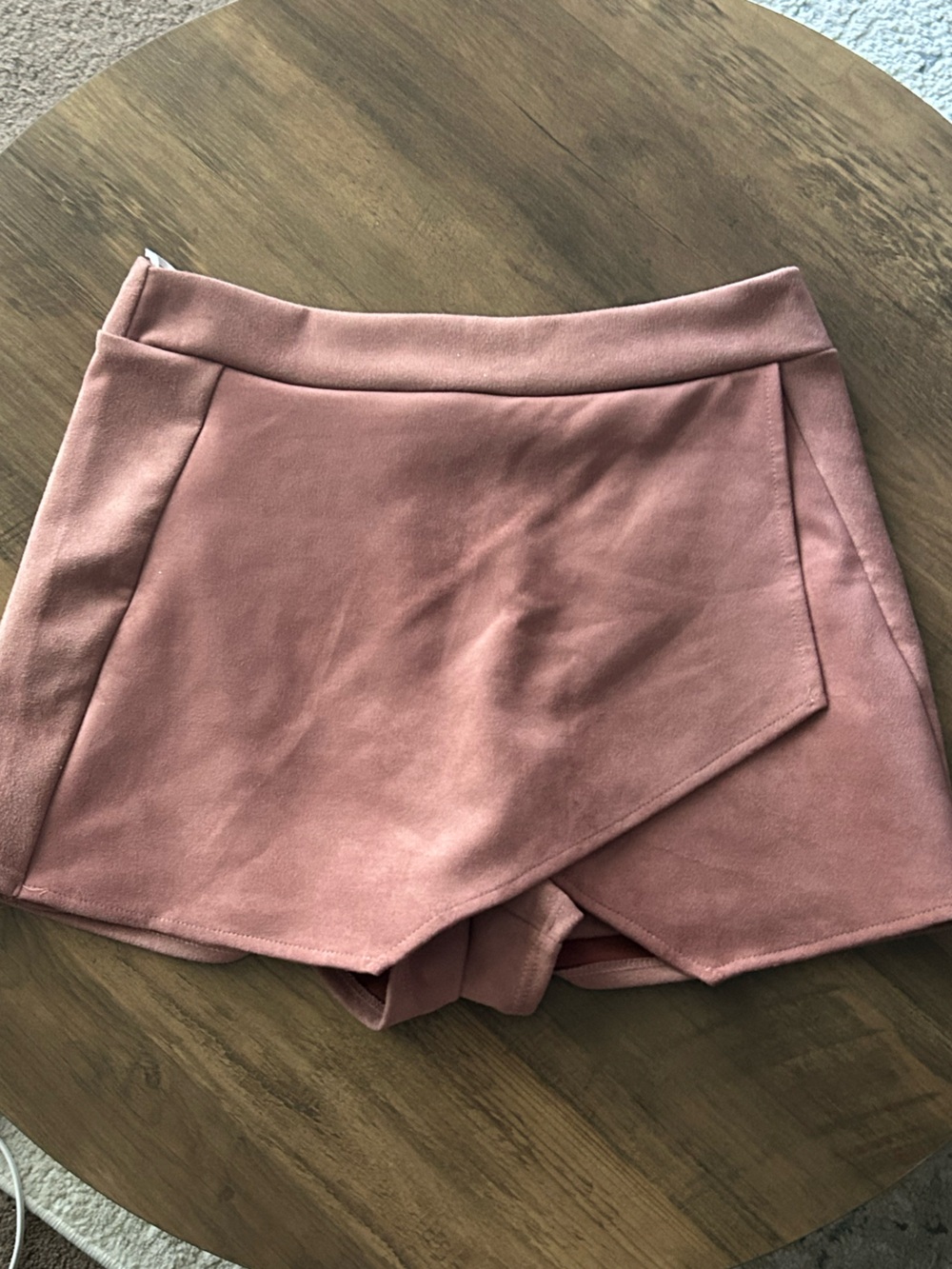 Love Culture Dusty Rose Wrap Skort